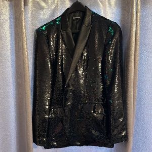 XL sequin, color changing, suit jacket